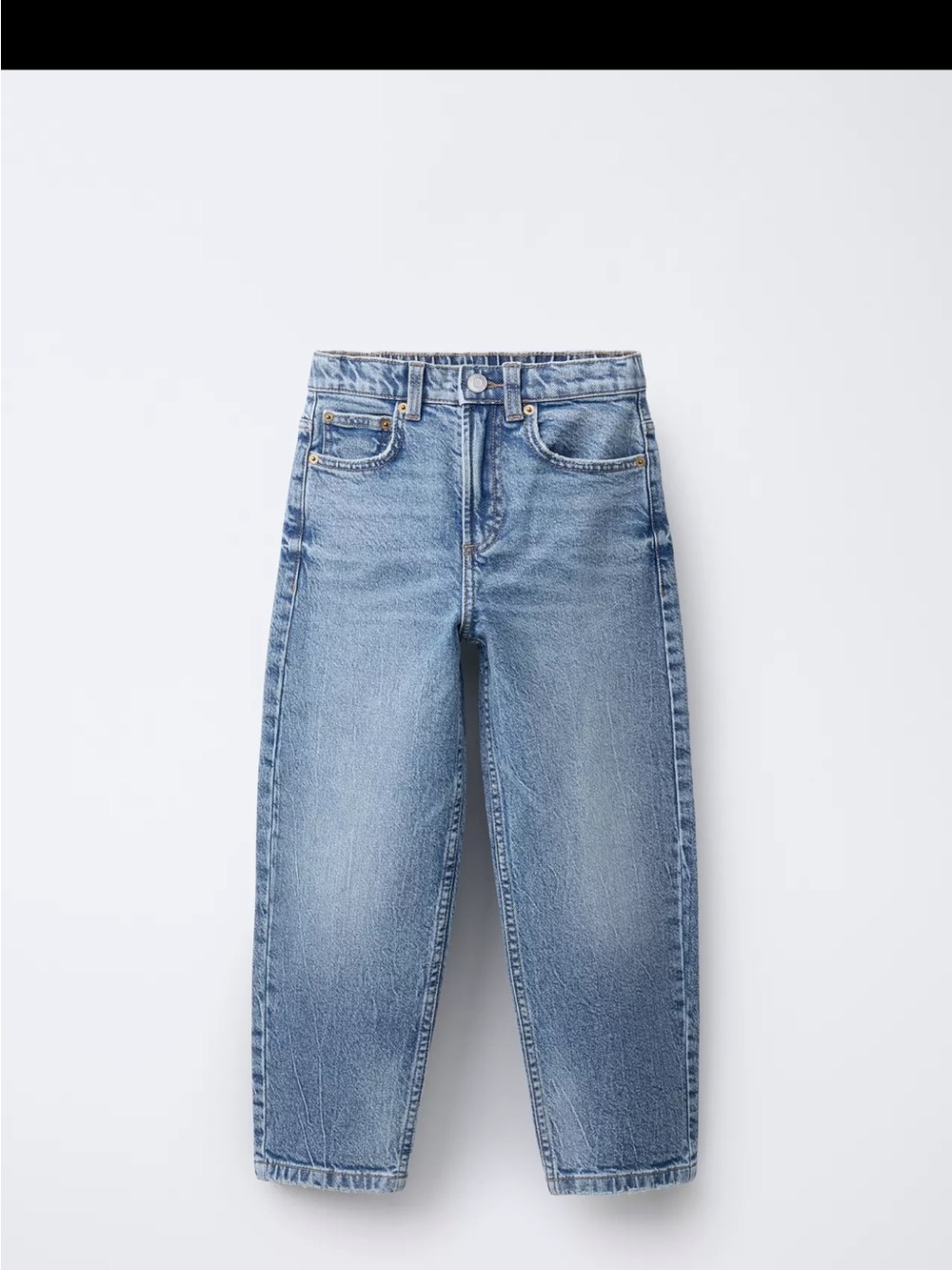 Zara kids mom fit stretch jeans